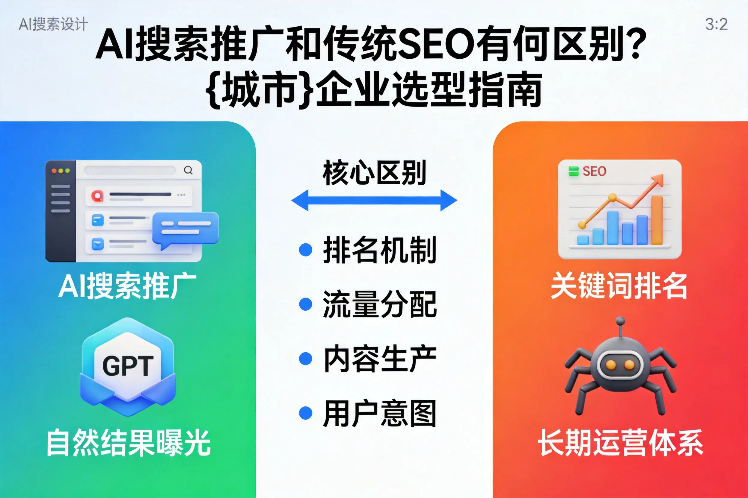 AI搜索推广和传统SEO有何区别?昭通企业选型指南