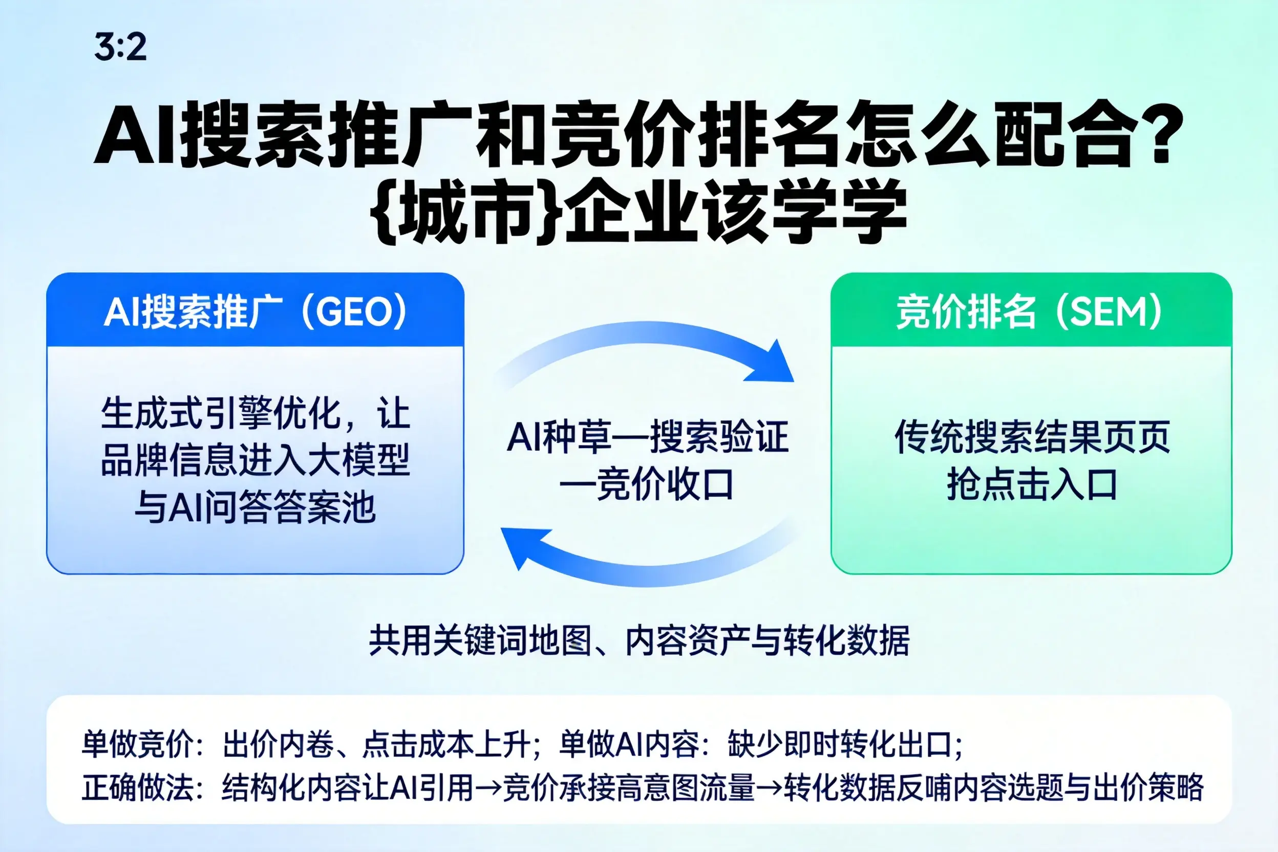 AI搜索推广和竞价排名怎么配合?昭通企业该学学