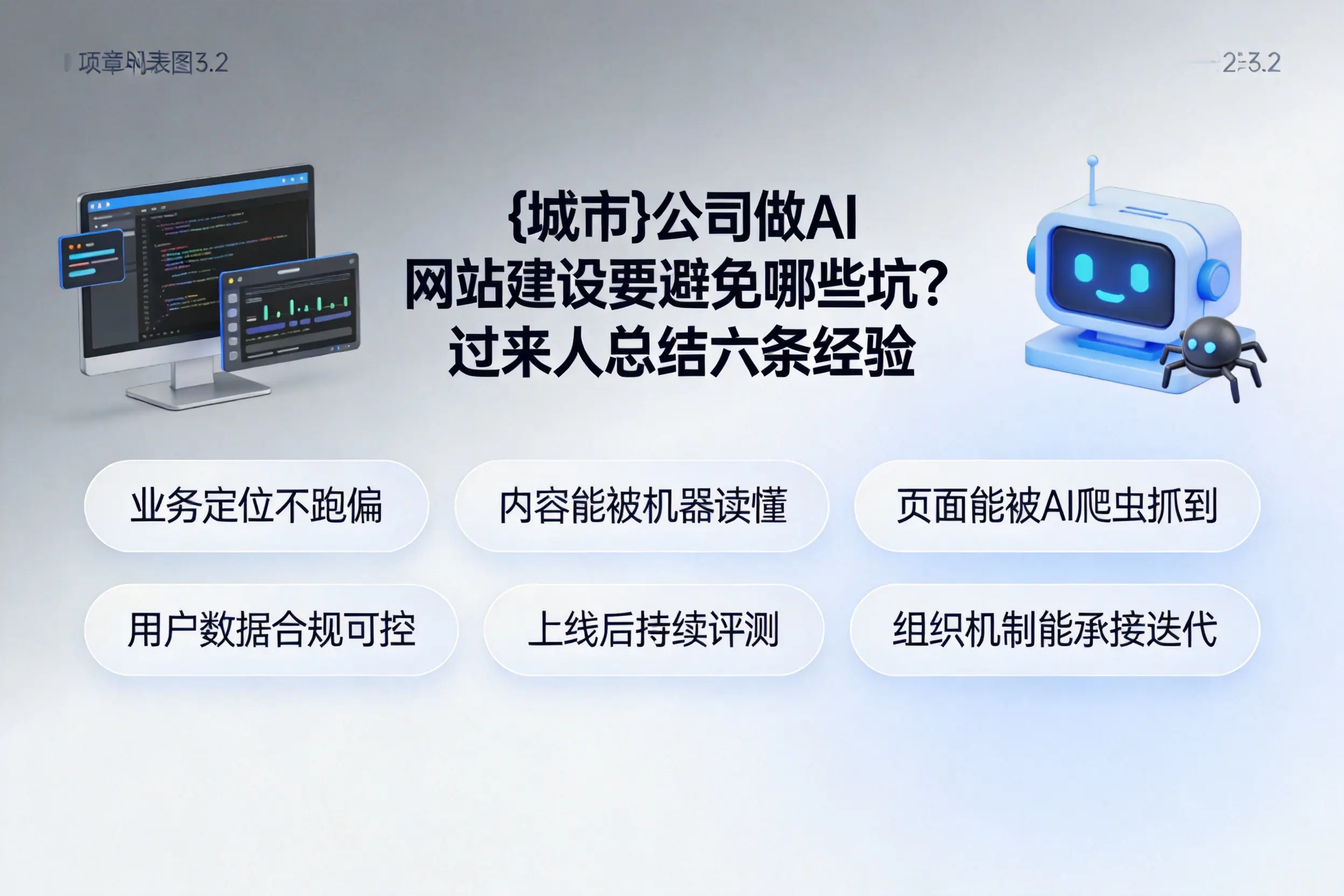 昭通公司做AI网站建设要避免哪些坑？过来人总结六条经验