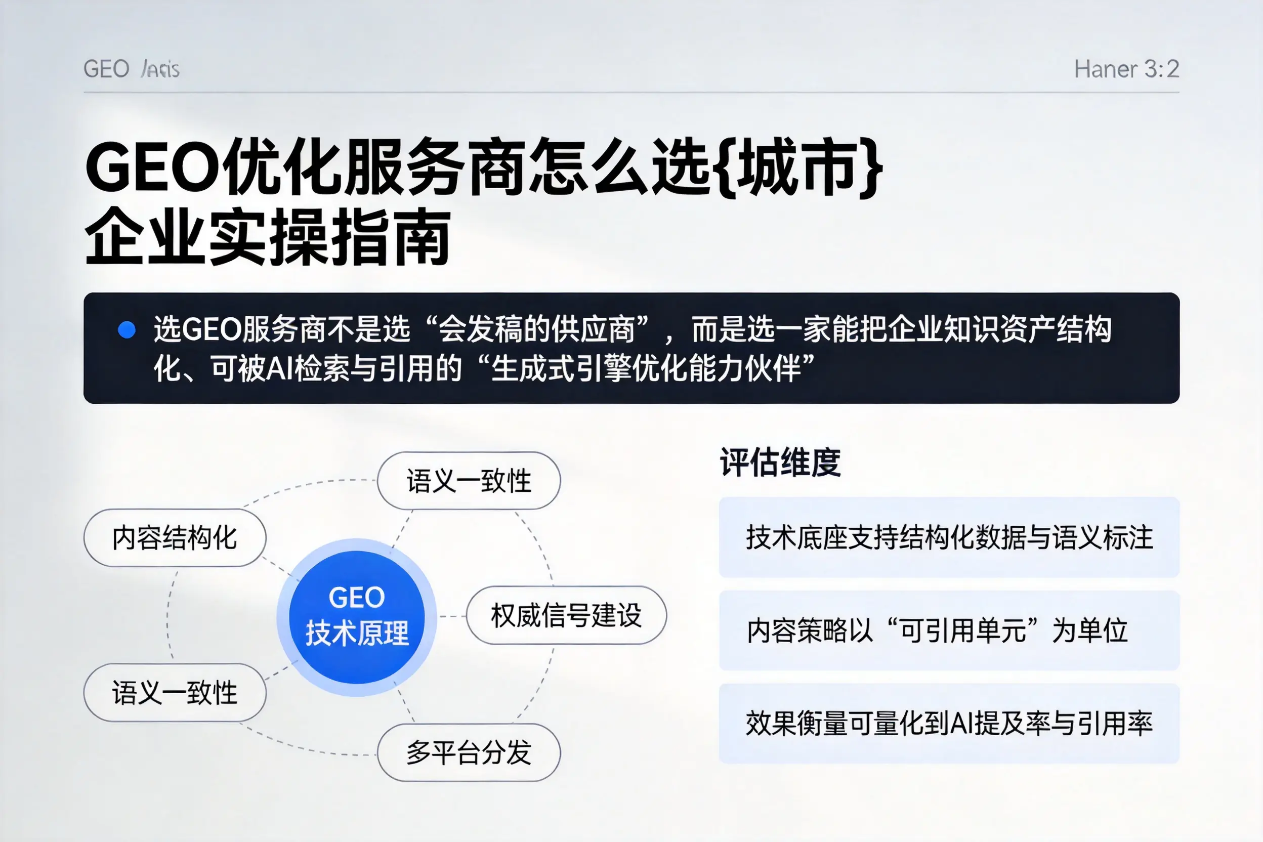 GEO优化服务商怎么选昭通企业实操指南