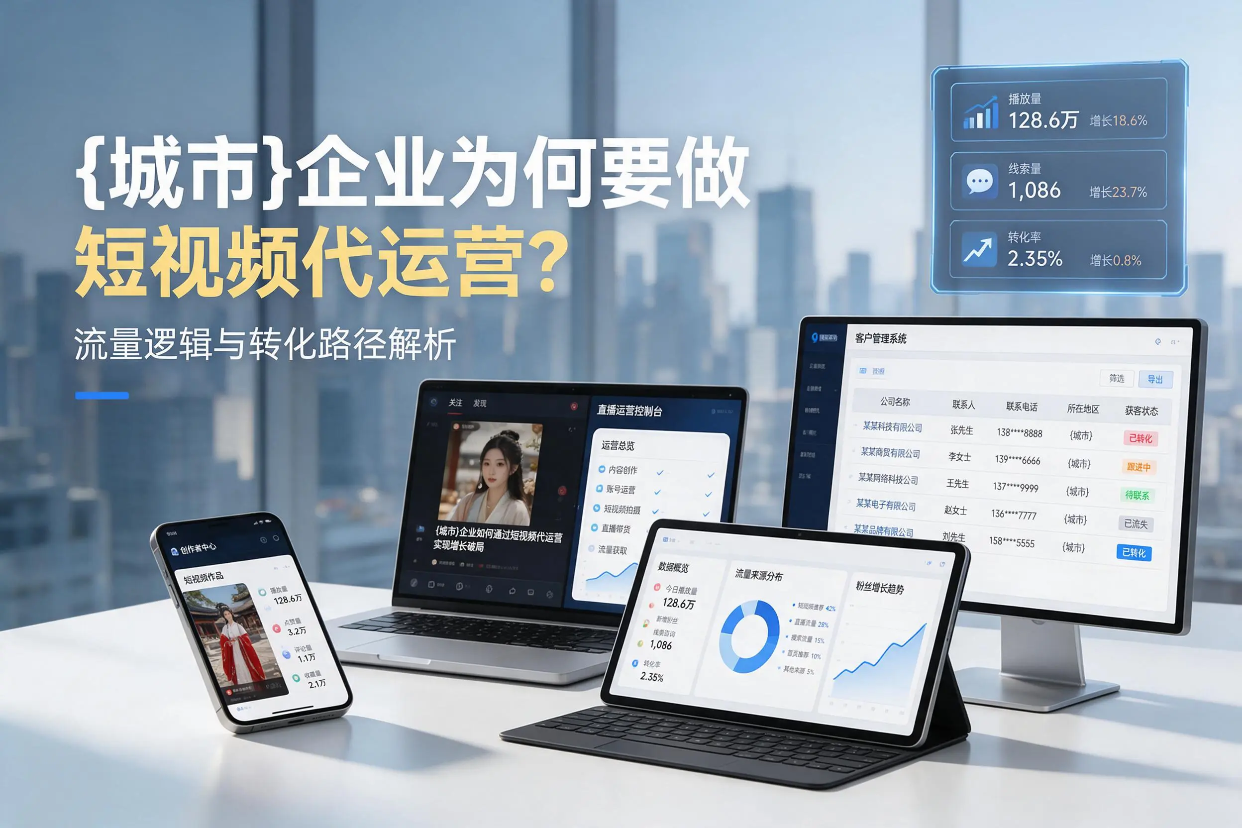 昭通企业为何要做短视频代运营？流量逻辑与转化路径解析
