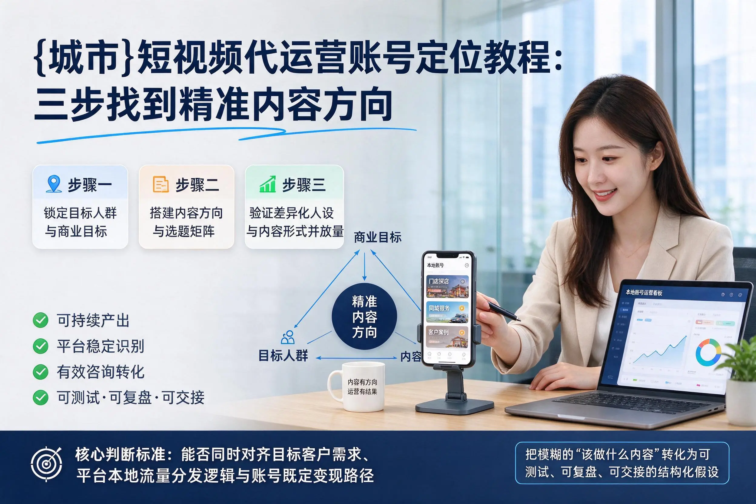 昭通短视频代运营账号定位教程：三步找到精准内容方向