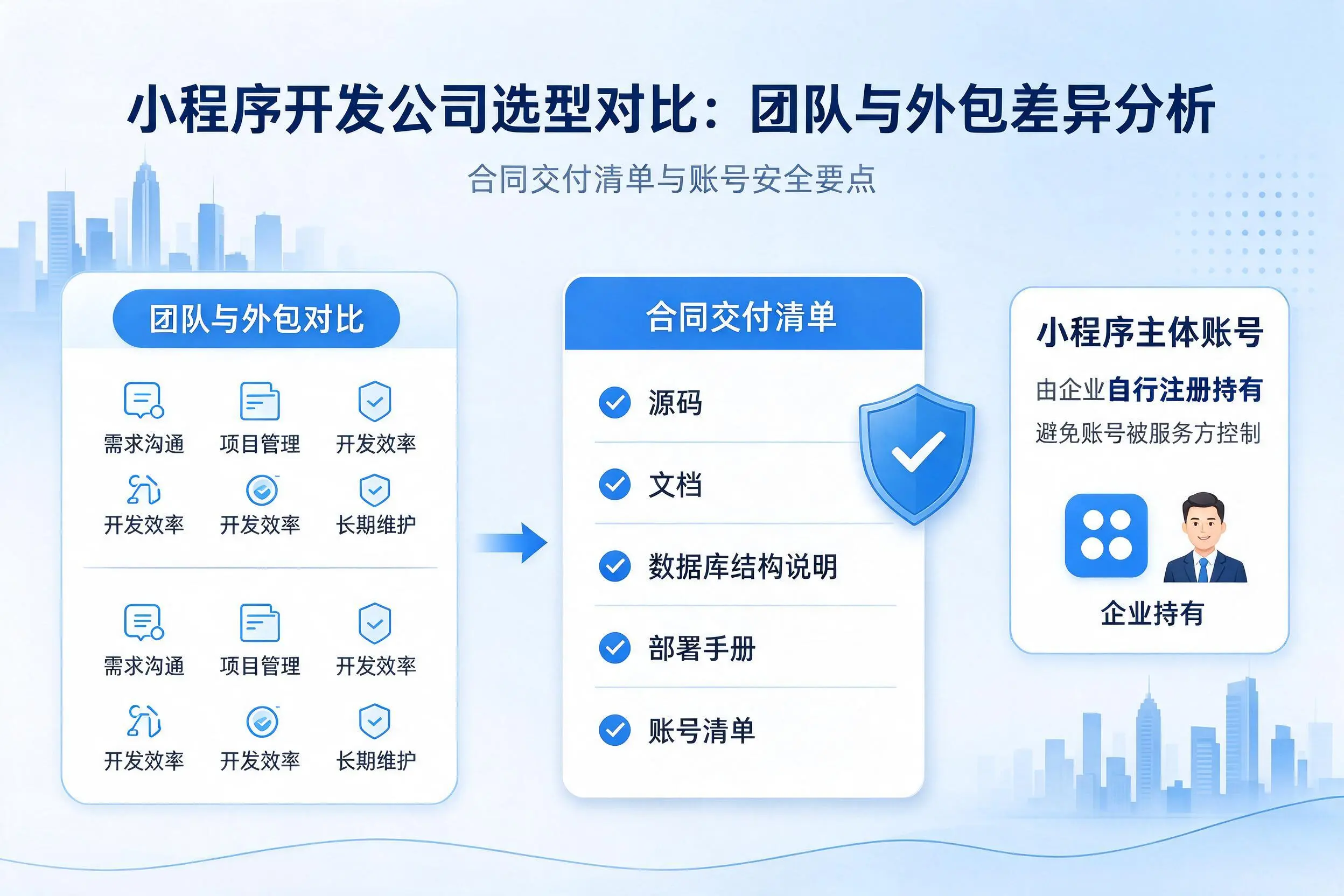 昭通小程序开发公司选型对比：团队与外包差异分析
