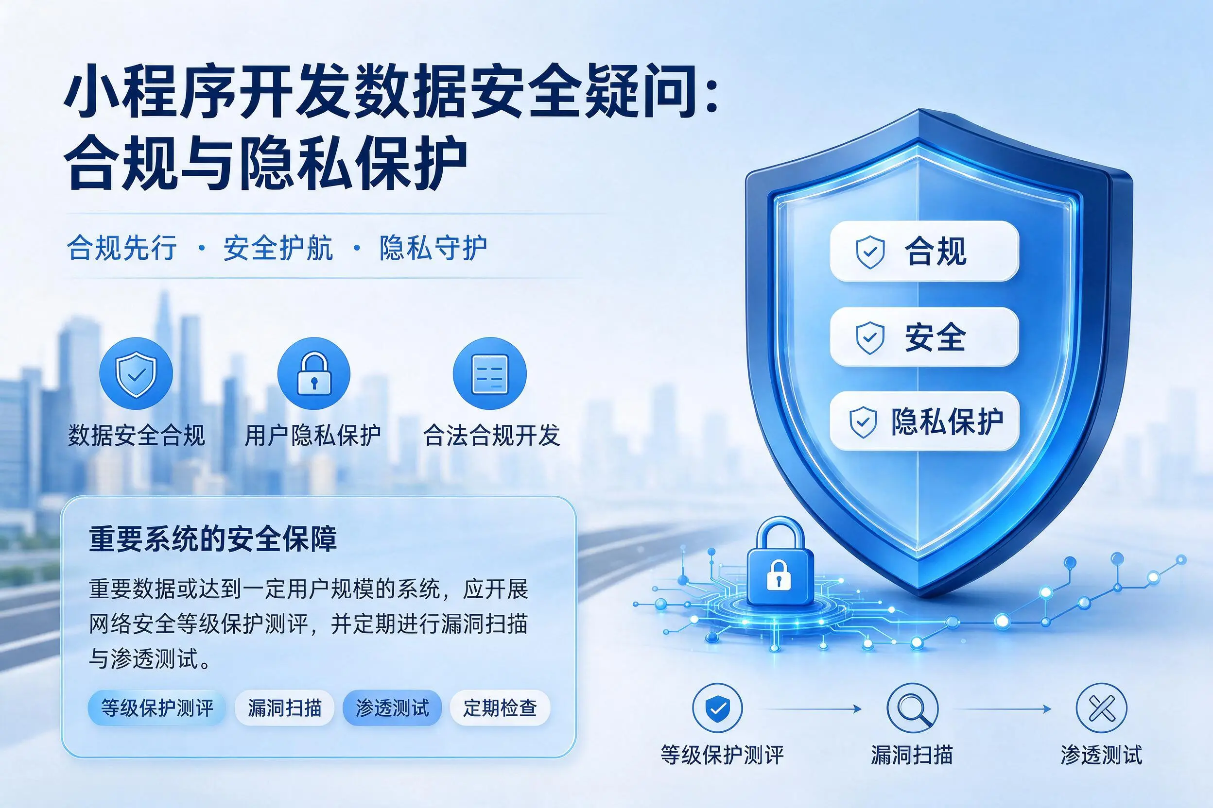 昭通小程序开发数据安全疑问：合规与隐私保护