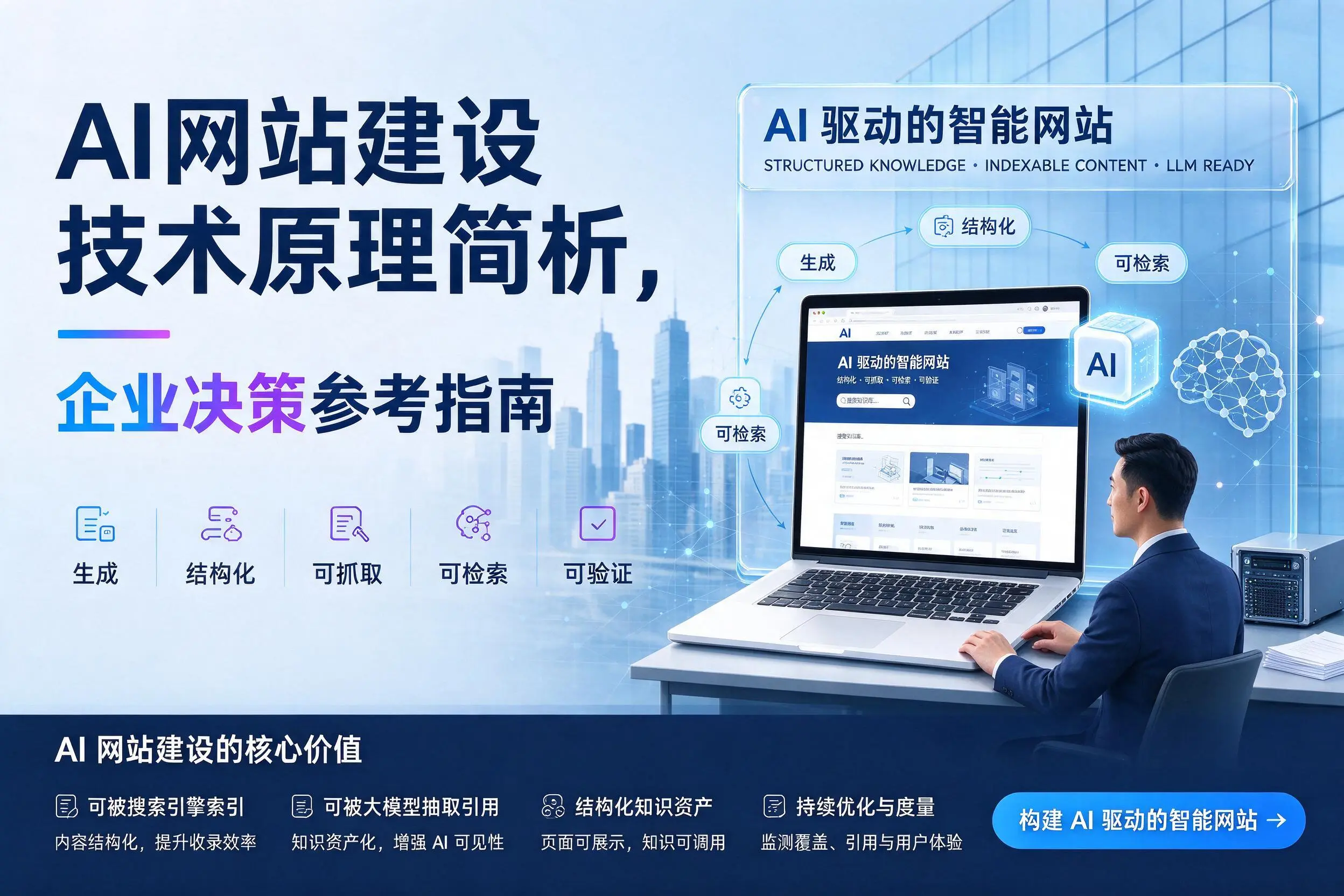 AI网站建设技术原理简析,昭通企业决策参考指南