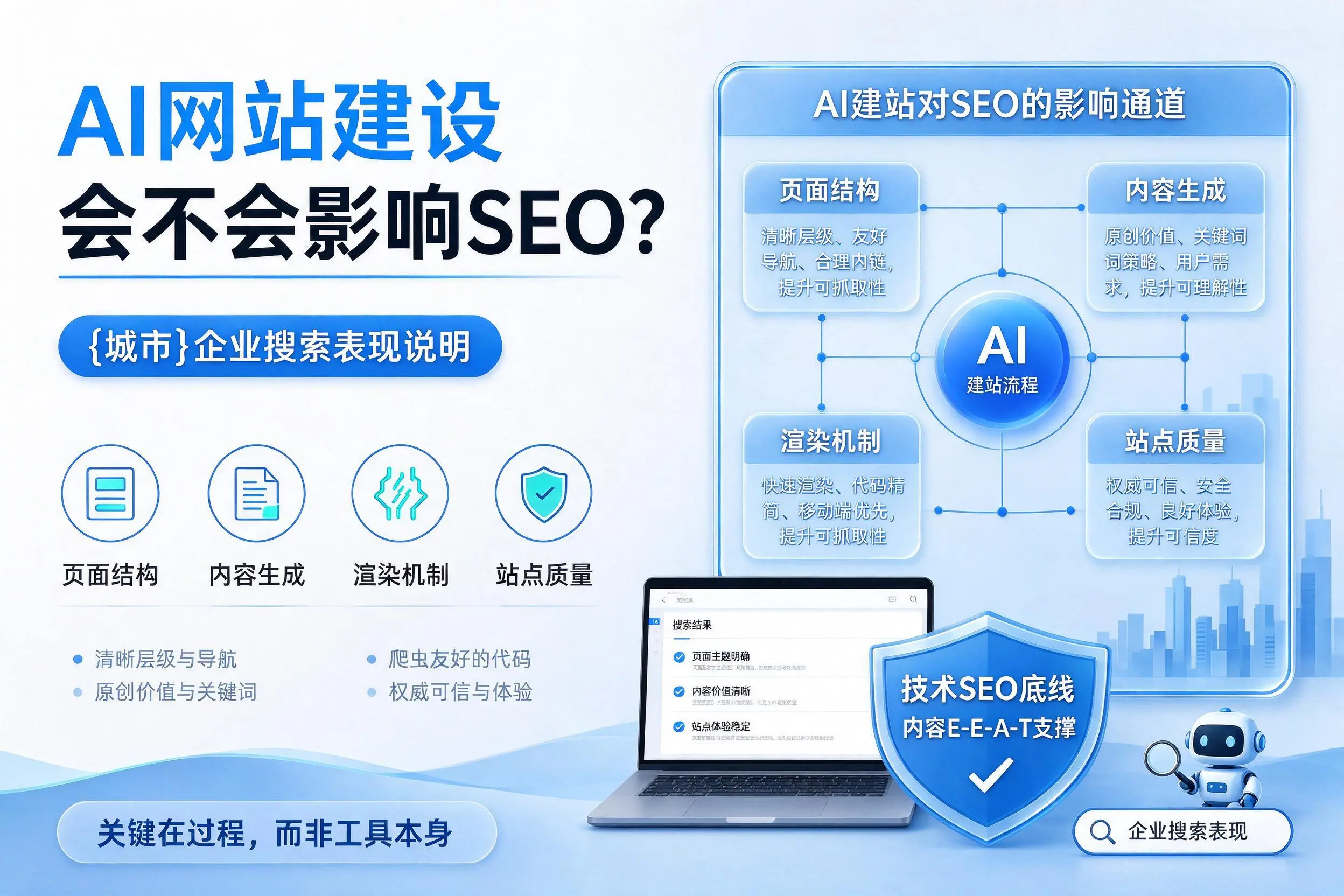 AI网站建设会不会影响SEO?昭通企业搜索表现说明