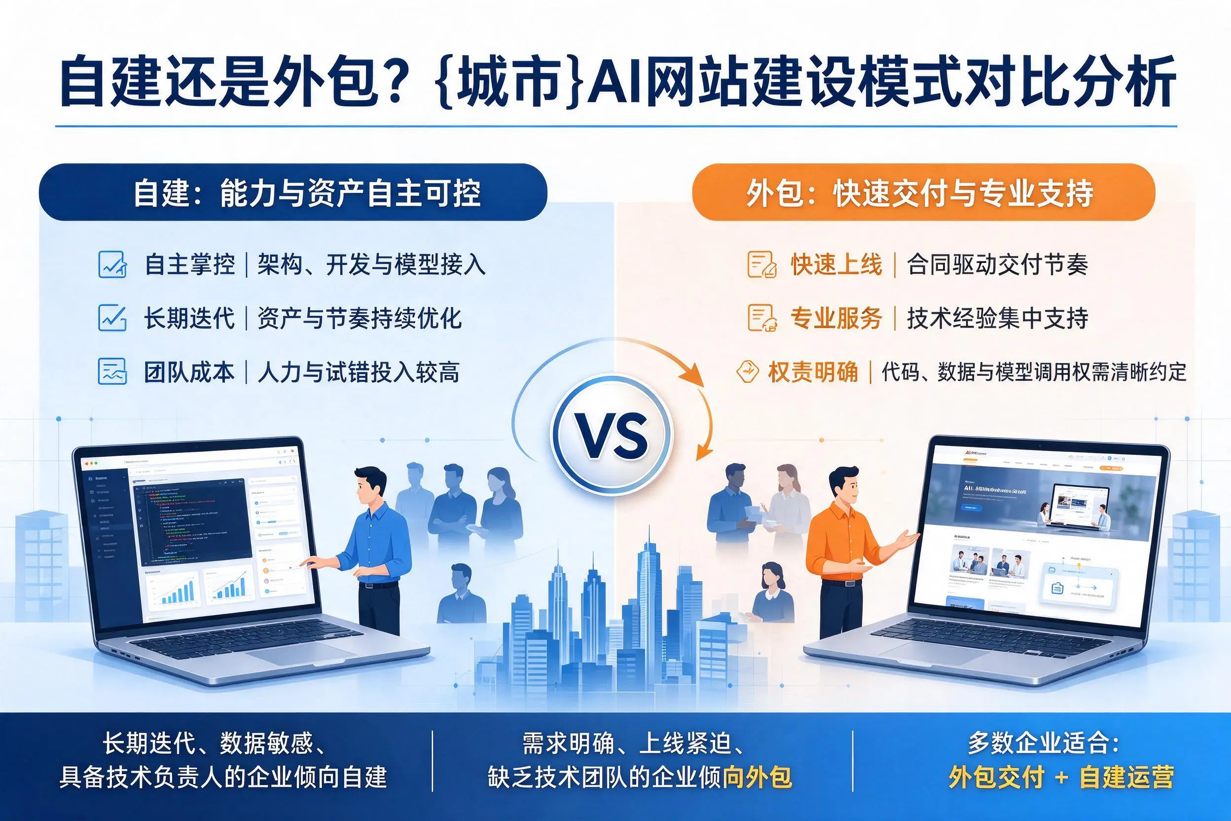 自建还是外包？昭通AI网站建设模式对比分析