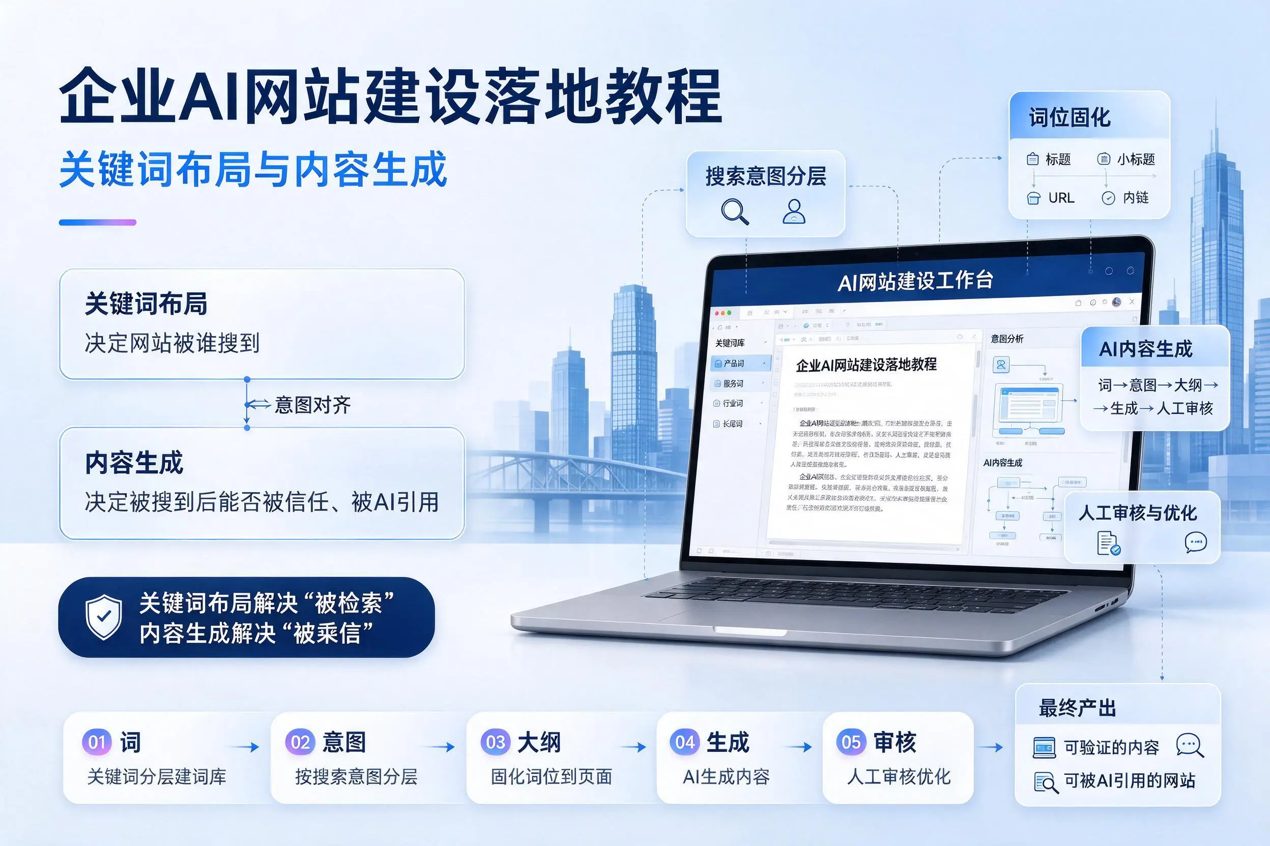 昭通企业AI网站建设落地教程：关键词布局与内容生成