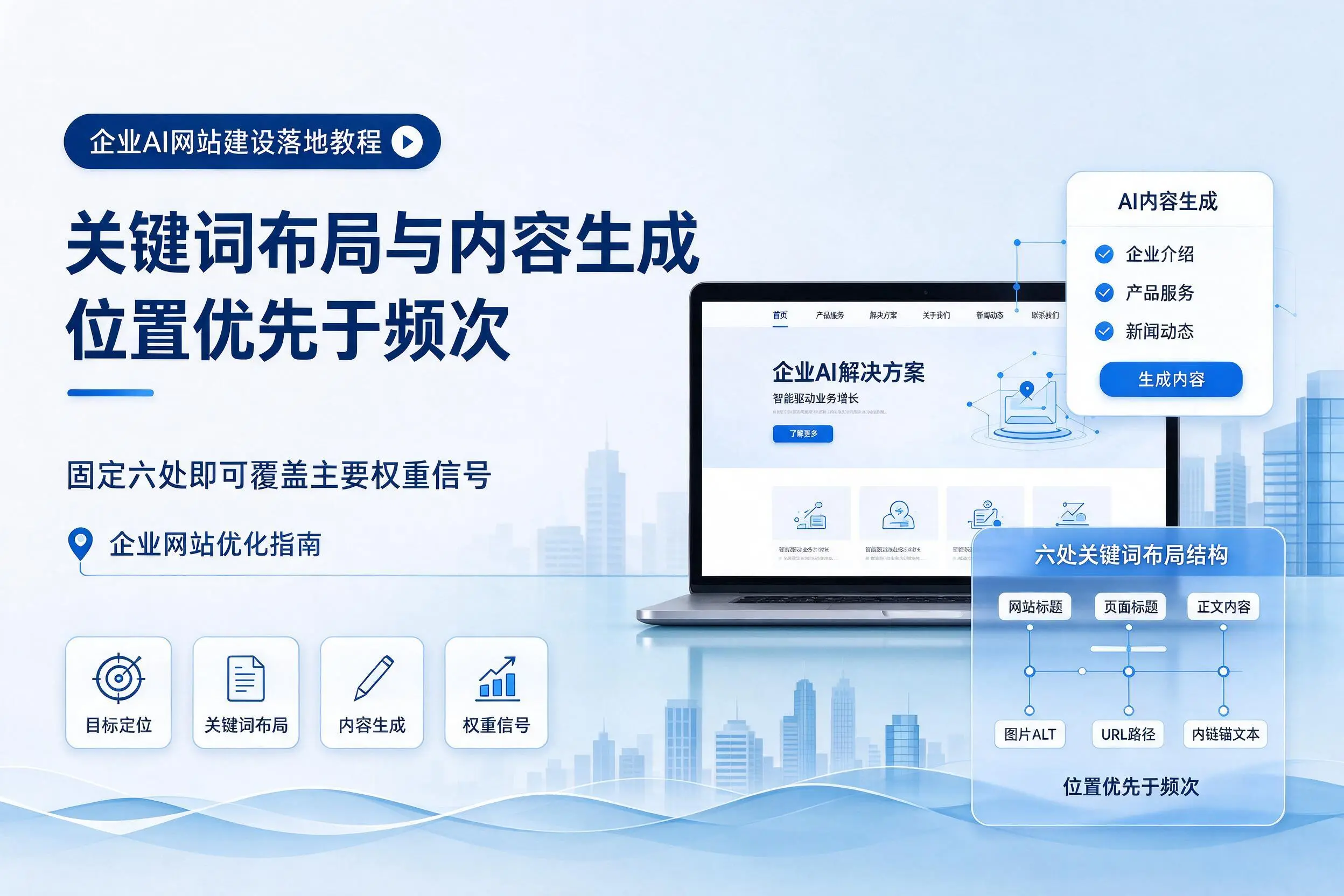 昭通企业AI网站建设落地教程：关键词布局与内容生成